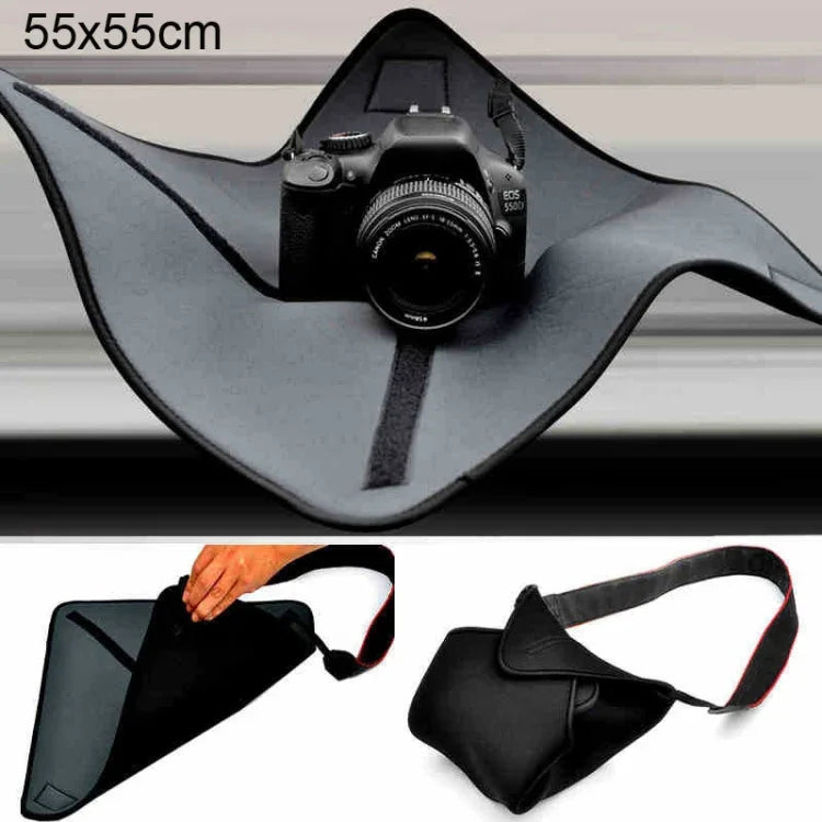 Shockproof Neoprene Bag Magic Wrap Blanket for Canon / Nikon / Sony Camera Lens, Size: 55 x 55cm, 55 x 55cm