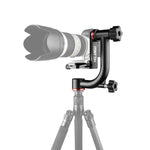 DVおよびSLRカメラ用 YELANGU A201 360度水平ジンバル三脚ヘッド, A201
