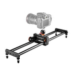 YELANGU L4X-60ET 60cm スプライシングスライドレールトラック＋トロリー用レールバックル＆ボールヘッド付き、SLRカメラ／ビデオカメラ用、L4X-60ET 60cm