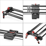 YELANGU L60TC 60cm 電動スライドレールトラック 2.4GHz リモコン付き、SLRカメラ／ビデオカメラ用、L60TC 60cm
