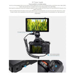 FEELWORLD LUT5 5.5インチ 超高輝度3000nit タッチスクリーン DSLRカメラ用フィールドモニター、LUT5