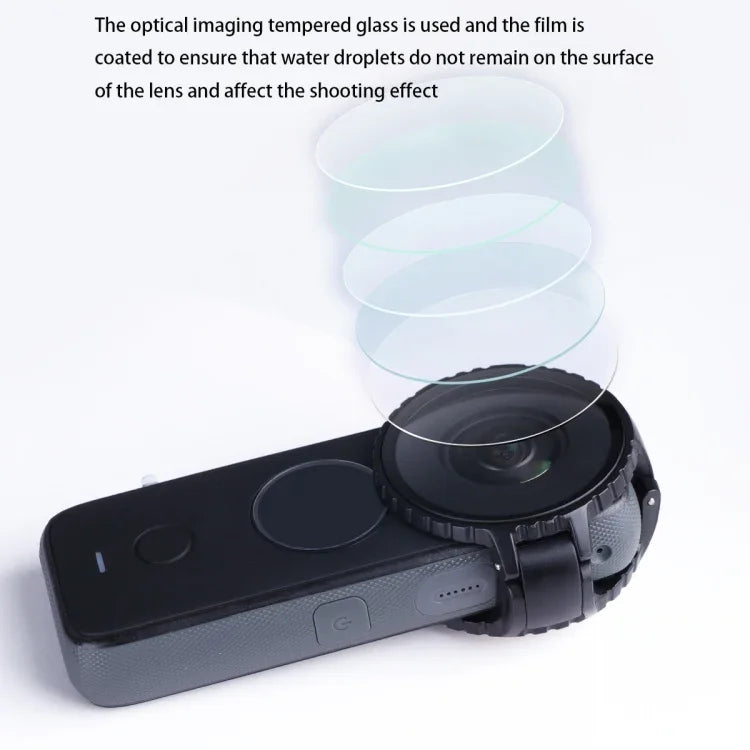 Insta360 One X2用レンズガード保護ガラスカバー, Insta360 One X2用