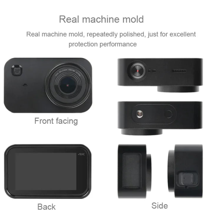Xiaomi Mijia小型カメラ用ハウジングシェル アルミ合金保護ケージ 37mmフィルターレンズ＆レンズキャップ＆ネジ付き