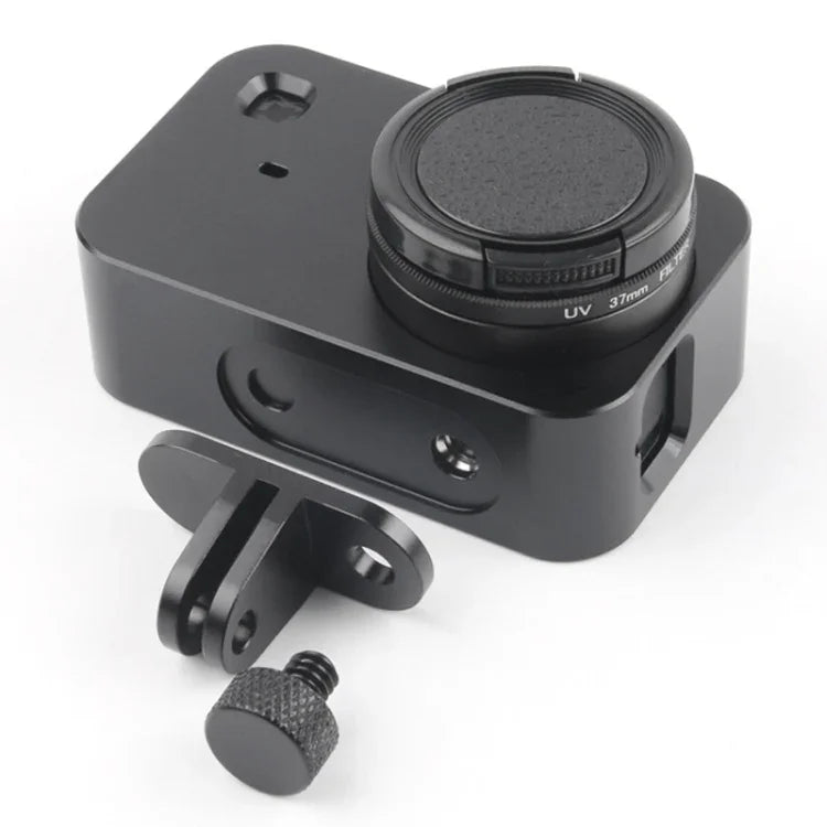 Xiaomi Mijia小型カメラ用ハウジングシェル アルミ合金保護ケージ 37mmフィルターレンズ＆レンズキャップ＆ネジ付き