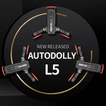 YELANGU L5 電動トラックスライダー 3輪ローリングドリーカー、耐荷重：3kg、L5 ドリーカー