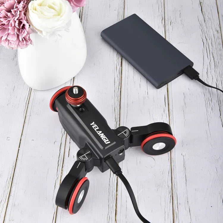 YELANGU L5 電動トラックスライダー 3輪ローリングドリーカー、耐荷重：3kg、L5 ドリーカー