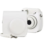レトロ フルボディ PUレザーケース カメラバッグ ストラップ付き FUJIFILM instax mini 7+用、FUJIFILM instax mini 7+用
