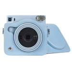 フルボディ PUレザーケース カメラバッグ ストラップ付き FUJIFILM instax Square SQ1用