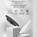 42cm 電動回転ディスプレイスタンド 動画撮影小道具 ターンテーブル、耐荷重: 100kg、プラグイン電源、EUプラグ、42cm、EUプラグ
