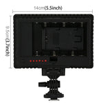 HD-160 ホワイトライト LED ビデオライト カメラ装着用撮影補助光 Canon、Nikon、DSLRカメラ用 3枚フィルタープレート付き、HD-160