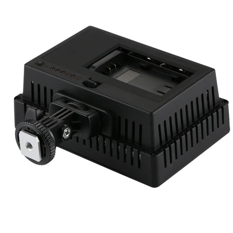 HD-160 ホワイトライト LED ビデオライト カメラ装着用撮影補助光 Canon、Nikon、DSLRカメラ用 3枚フィルタープレート付き、HD-160
