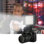 HD-160 ホワイトライト LED ビデオライト カメラ装着用撮影補助光 Canon、Nikon、DSLRカメラ用 3枚フィルタープレート付き、HD-160