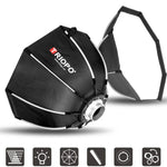 TRIOPO K2-55 55cm スピードライトフラッシュ オクタゴンパラボリックソフトボックス ボーエンスマウント ディフューザー, K2-55