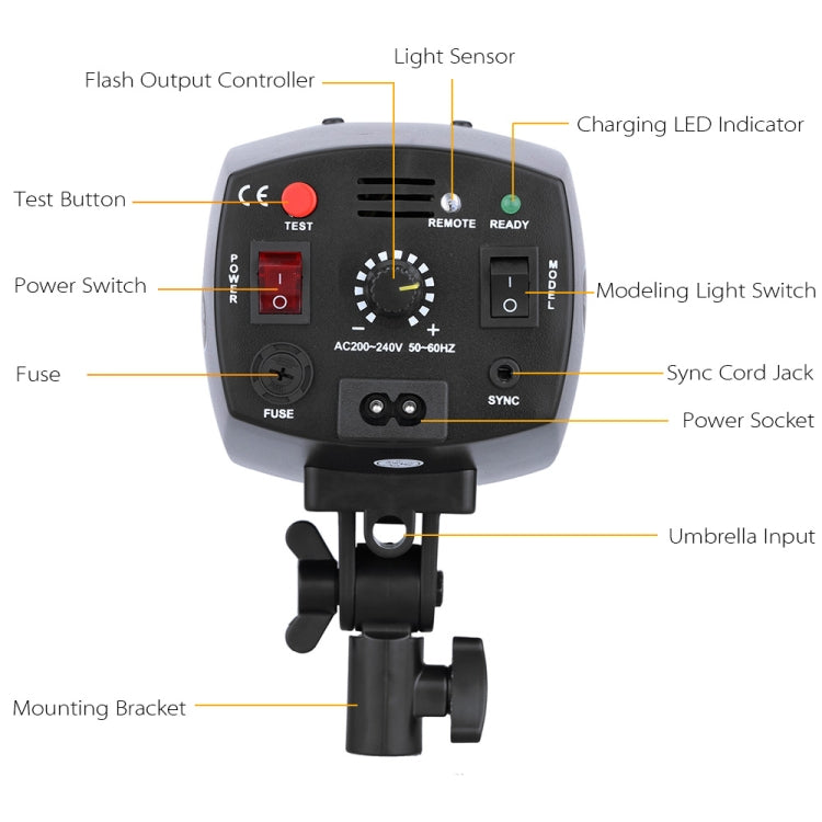 Godox K-180A ミニマスター 180Ws スタジオフラッシュライト フォトフラッシュスピードライト, K-180A