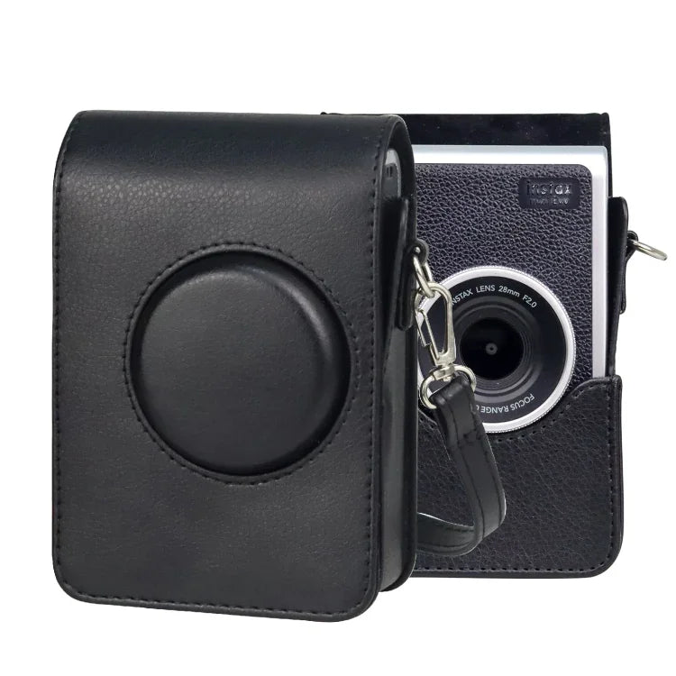縦型 全身カメラ PUレザーケース ストラップ付き FUJIFILM instax mini Evo用, FUJIFILM instax mini Evo 縦型用