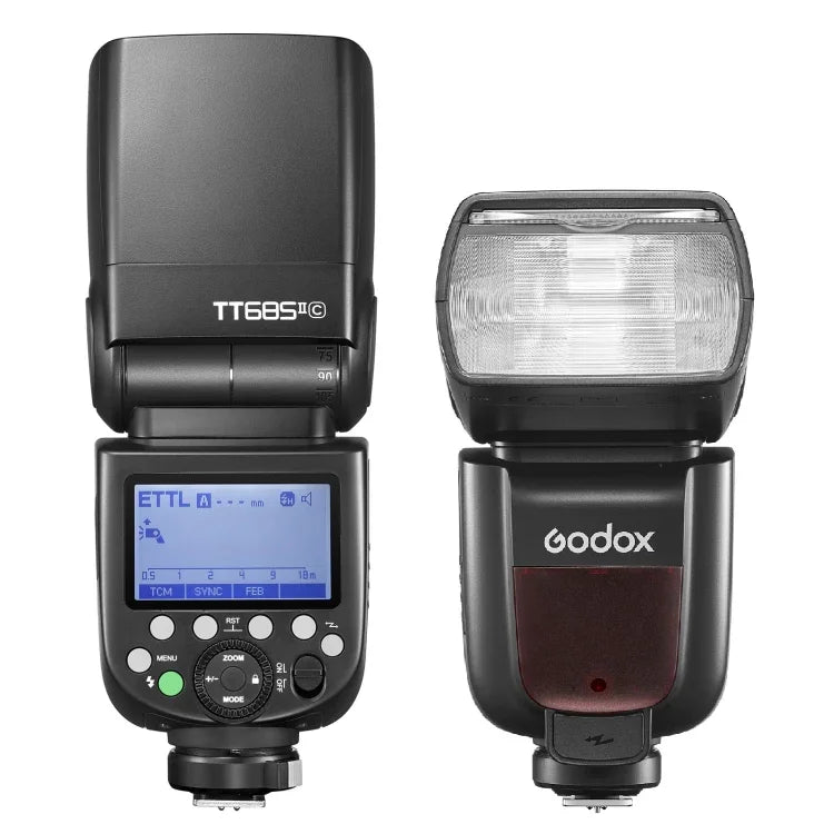 Godox TT685II-C 2.4GHz ワイヤレス TTL HSS 1/8000秒 フラッシュスピードライト Canon用, Canon用 TT685II-C