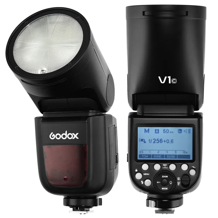 Godox V1C キヤノン用ラウンドヘッドTTLフラッシュスピードライト, V1C キヤノン用
