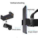 GoPro HERO10 Black / HERO9 Black /8 /7 /6 /5、Xiaoyiおよびその他のアクションカメラ、スマートフォン用伸縮マウントベルト 調節可能ヘッドストラップ 電話クランプ＆ネジ＆S型アダプター付き