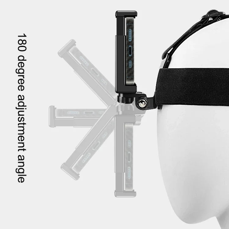 GoPro HERO10 Black / HERO9 Black /8 /7 /6 /5、Xiaoyiおよびその他のアクションカメラ、スマートフォン用伸縮マウントベルト 調節可能ヘッドストラップ 電話クランプ＆ネジ＆S型アダプター付き