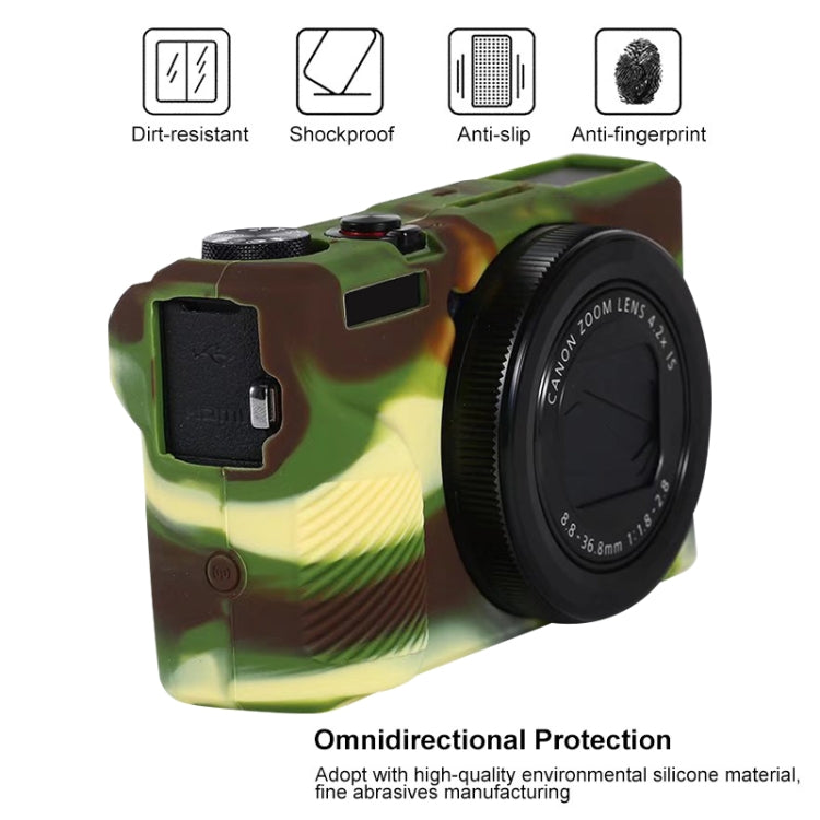 Canon PowerShot G7 X Mark III / G7X III / G7X3用 ソフトシリコン保護ケース