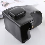 FUJIFILM X-T3用ストラップ付きフルボディカメラPUレザーケースバッグ, FUJI X-T3用