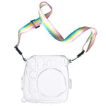 FUJIFILM instax mini 9 / mini 8+ / mini 8用ストラップ付き保護クリスタルシェルケース, FUJIFILM instax mini 9用