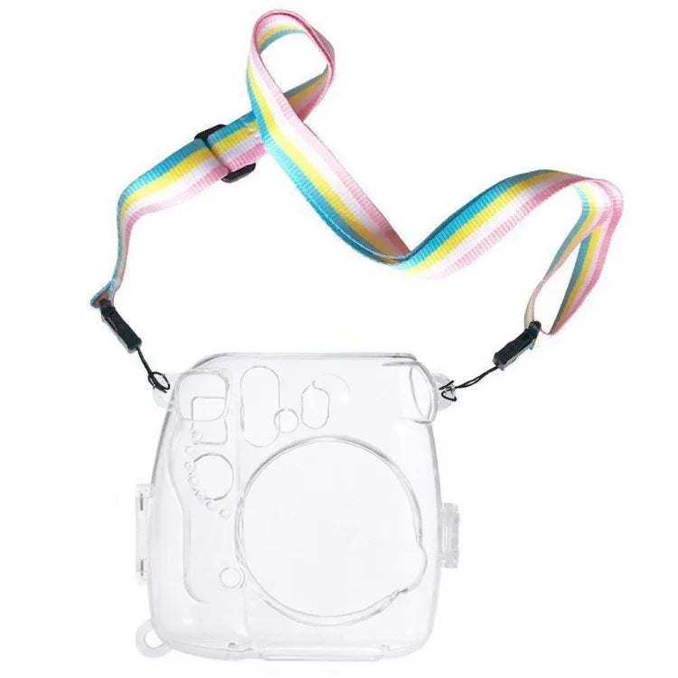 FUJIFILM instax mini 9 / mini 8+ / mini 8用ストラップ付き保護クリスタルシェルケース, FUJIFILM instax mini 9用
