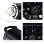 Godox DP600III スタジオフラッシュライト 600Ws ボーエンズマウント スタジオスピードライト, DP600III