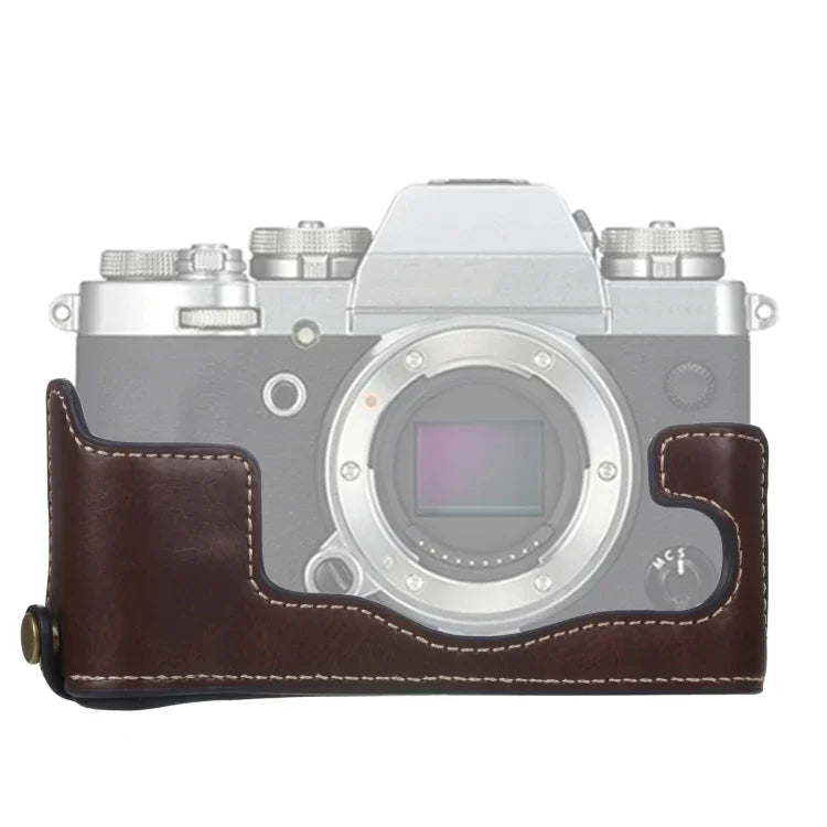 1/4インチネジ PUレザーカメラハーフケースベース FUJIFILM X-T3/X-T2用, FUJIFILM X-T3用