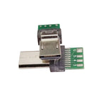 10個セット 15ピン USB PCBコネクター マイクロUSBプラグアダプター for Sonyカメラデータケーブル