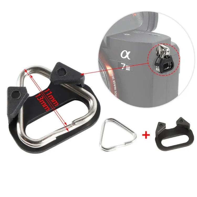 10 PCS BEXIN ZH-Q Camera Shoulder Strap Split Triangle Ring Hook, ZH-Q