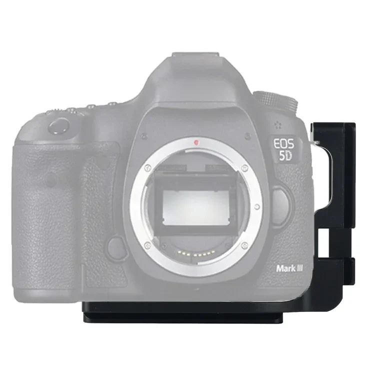 縦撮りクイックリリースLプレートブラケットベースホルダー Canon 5D Mark III用、Canon 5D Mark III対応