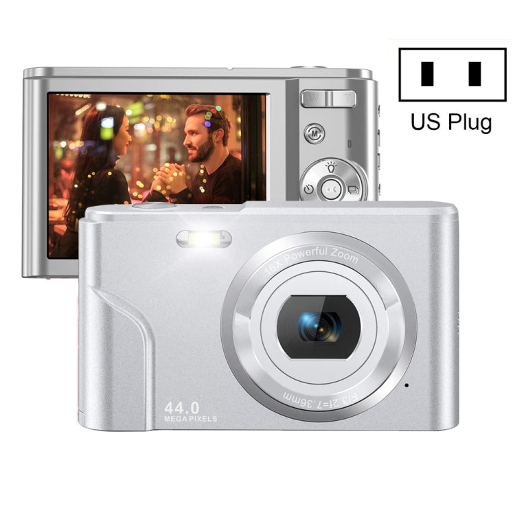 DC302 2.88インチ 4400万画素 16倍ズーム 2.7K フルHD デジタルカメラ 子供用カードカメラ、USプラグ、DC302、USプラグ