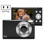 DC402 2.4インチ 4400万画素 16倍ズーム 1080P フルHD デジタルカメラ 子供用カードカメラ USプラグ