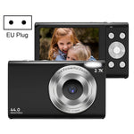 DC402 2.4インチ 4400万画素 16倍ズーム 1080P フルHD デジタルカメラ 子供用カードカメラ、EUプラグ、EUプラグ