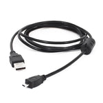 5本セット 1.5m ミニ8ピンUSBからUSB 2.0データ充電ケーブル ニコンD5100 / D610用 ミニ8ピンUSB