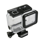 GoPro HERO6 /5 タッチスクリーン 45m 防水ハウジング保護ケース バックル付き ベーシックマウント＆ネジ レンズ取り外し不要 45m防水
