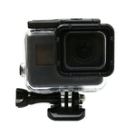 GoPro HERO6 /5 タッチスクリーン 45m 防水ハウジング保護ケース バックル付き ベーシックマウント＆ネジ レンズ取り外し不要 45m防水