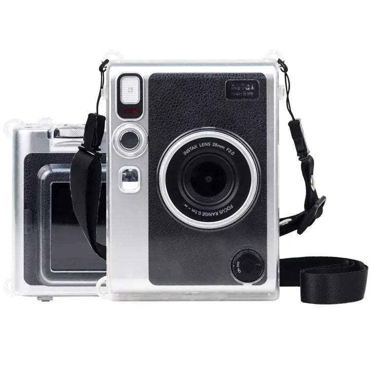 FUJIFILM Instax mini EVO用 ストラップ付き保護クリスタルシェルケース FUJIFILM Instax mini EVO対応