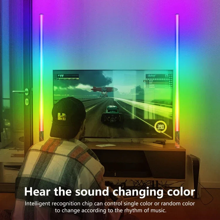 LUXCeO Mood1 85cm RGB カラフル アトモスフィア リズム LEDスティック ハンドヘルド ビデオ・写真用フィルライト 三脚不要 85cm