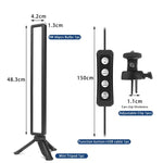 LUXCeO WS66 USB LED ライブビデオライト 2500K-9000K バイカラー ノートパソコン会議用補助光, WS66