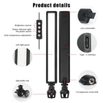 LUXCeO WS66 USB LED ライブビデオライト 2500K-9000K バイカラー ノートパソコン会議用補助光, WS66