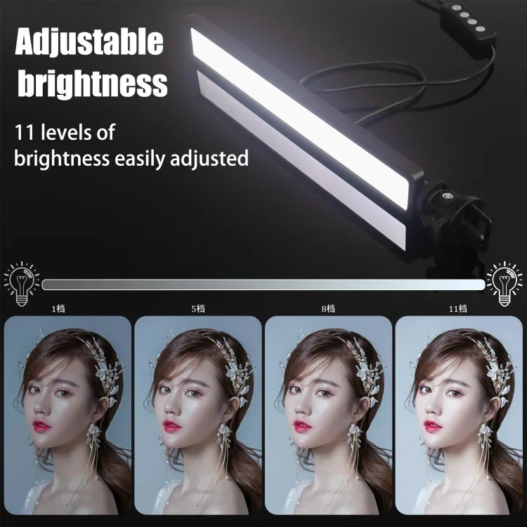 LUXCeO WS66 USB LED ライブビデオライト 2500K-9000K バイカラー ノートパソコン会議用補助光, WS66