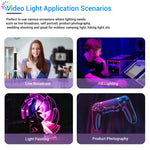 LUXCeO P100 RGB 写真・ビデオ用ライトスティック ハンドヘルド補助光 リモコン付き, P100
