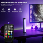 LUXCeO P100 RGBフォトビデオライトスティック ハンドヘルド補助光 リモコン＆グリッドソフトボックス付き、P100＋グリッドソフトボックス