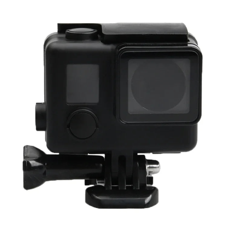GoPro HERO4 ABSスケルトンハウジング保護ケースカバー バックル付きベーシックマウント＆リードスクリュー対応、HERO4用