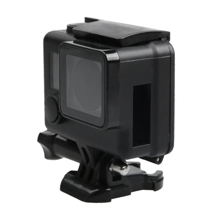 GoPro HERO4 ABSスケルトンハウジング保護ケースカバー バックル付きベーシックマウント＆リードスクリュー対応、HERO4用