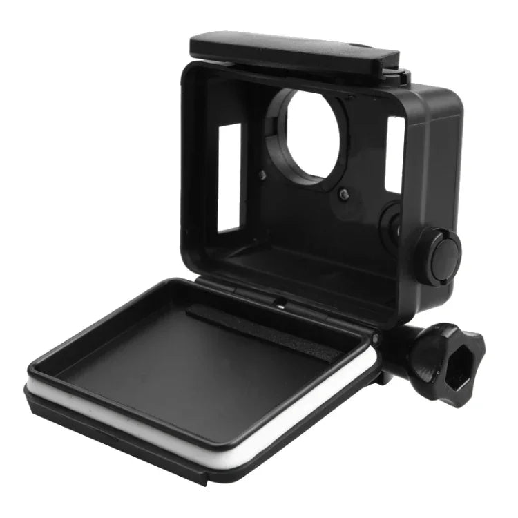 GoPro HERO4 ABSスケルトンハウジング保護ケースカバー バックル付きベーシックマウント＆リードスクリュー対応、HERO4用