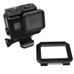 GoPro HERO5用 2-in-1 タッチスクリーンバックカバー＋45m防水ハウジング保護ケース（装着時レンズ分解不要） バックル付きベーシックマウント＆リードスクリュー、レンズ分解不要
