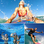 GoPro HERO5用 2-in-1 タッチスクリーンバックカバー＋45m防水ハウジング保護ケース（装着時レンズ分解不要） バックル付きベーシックマウント＆リードスクリュー、レンズ分解不要